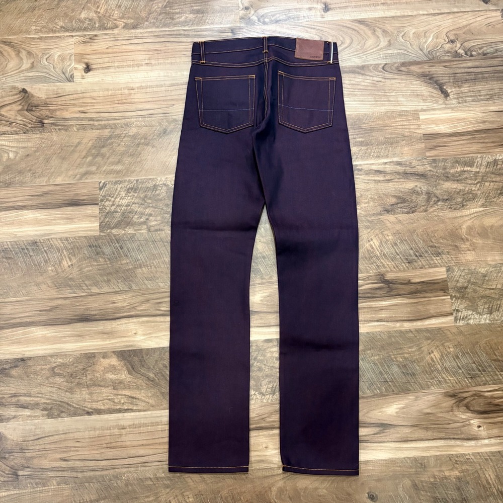 Gustin Jeans Mens 32x34 Purple Slim Fit Selvedge Denim Made in USA Streetwear